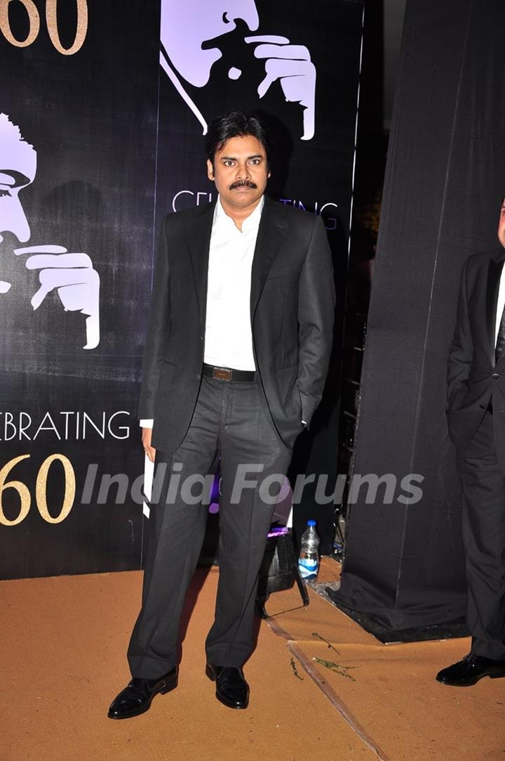 Chiranjeevis's Brother Pawan Kalyan at Chiranjeevi's 60th Birthday Celebrations