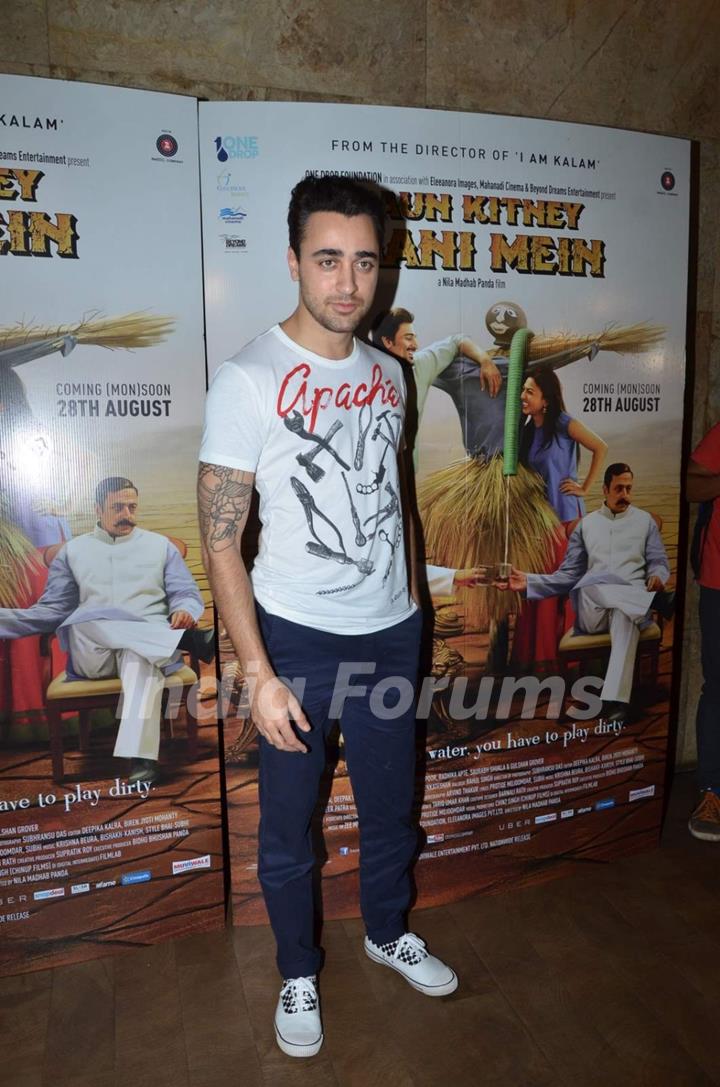 Imran Khan at Special Screening of Kaun Kitney Paani Mein