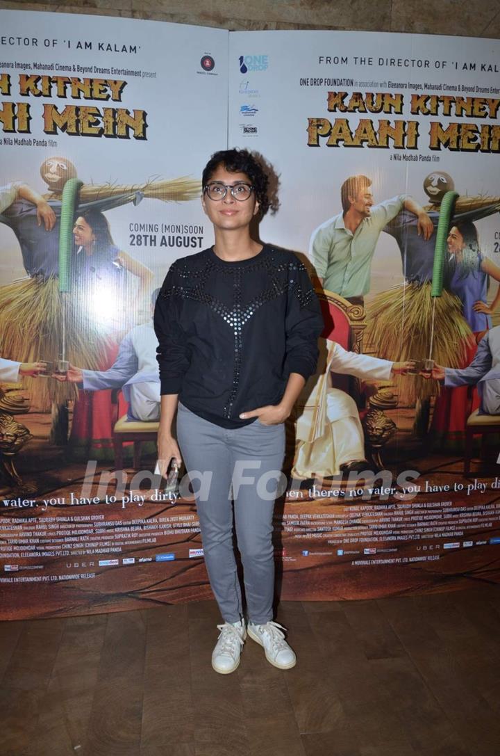 Kiran Rao at Special Screening of Kaun Kitney Paani Mein