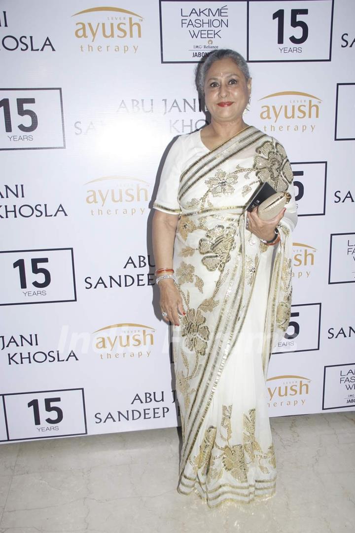 Jaya Bachchan at Lakme Fashion Week