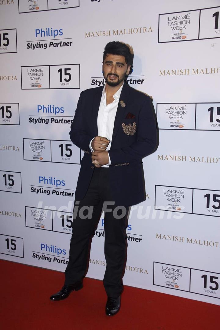 Arjun Kapoor at Lakme Fashion Week