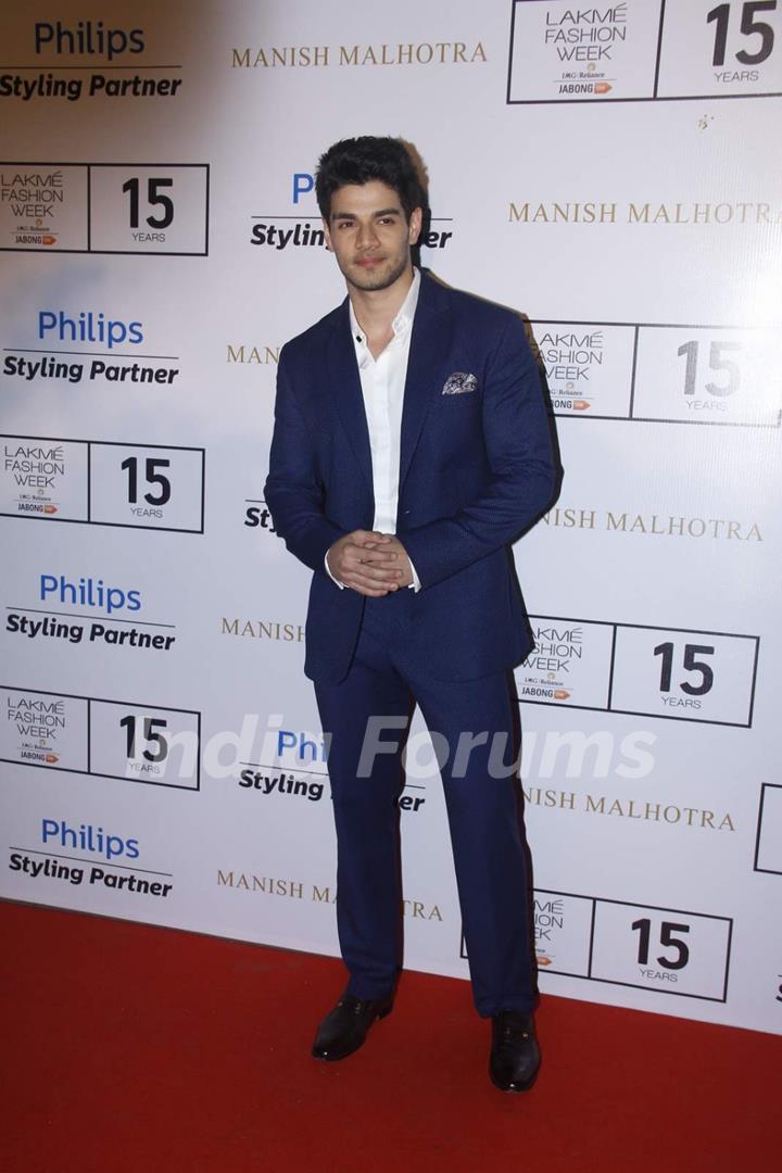 Sooraj Pancholi at Lakme Fashion Week