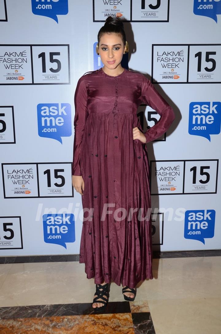 Anindita Naiyar at Lakme Fashion Week Day 3