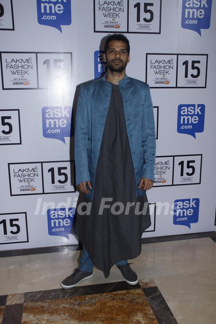 Neil Bhoopalam at Lakme Fashion Week Day 3