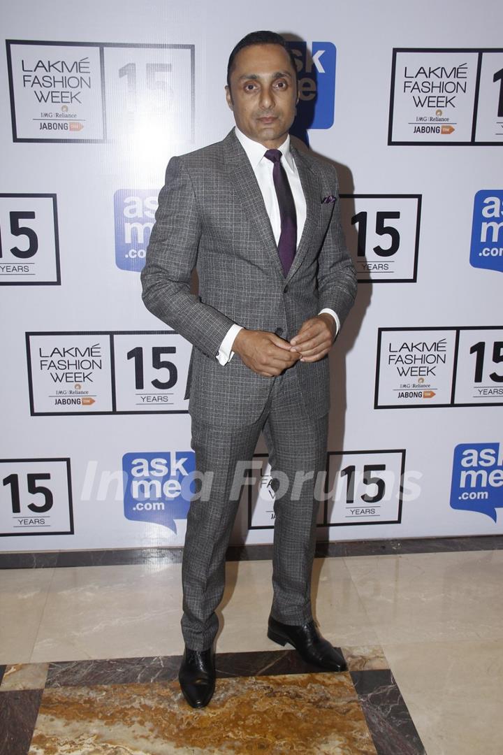 Rahul Bose at Lakme Fashion Week Day 3