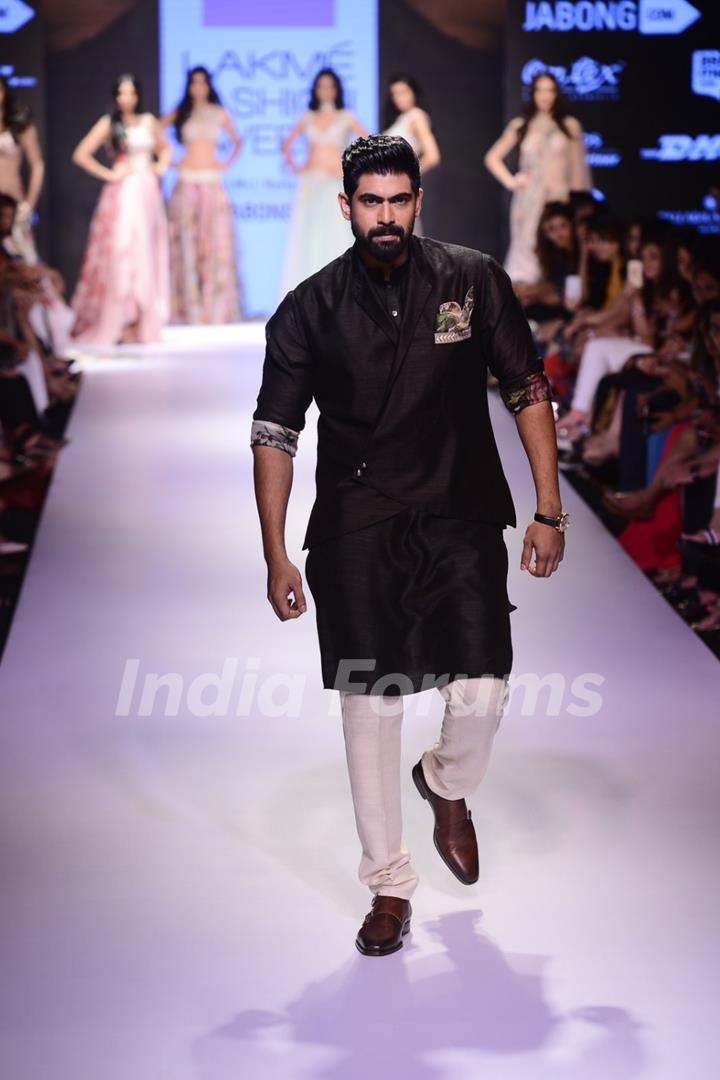 Rana Daggubati at Lakme Fashion Week Day 5