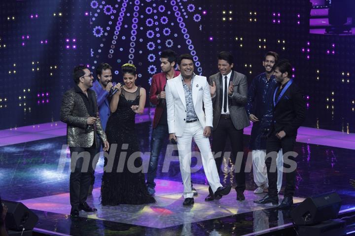 Kapil Sharma and Judges of The Voice : India at Grand Finale