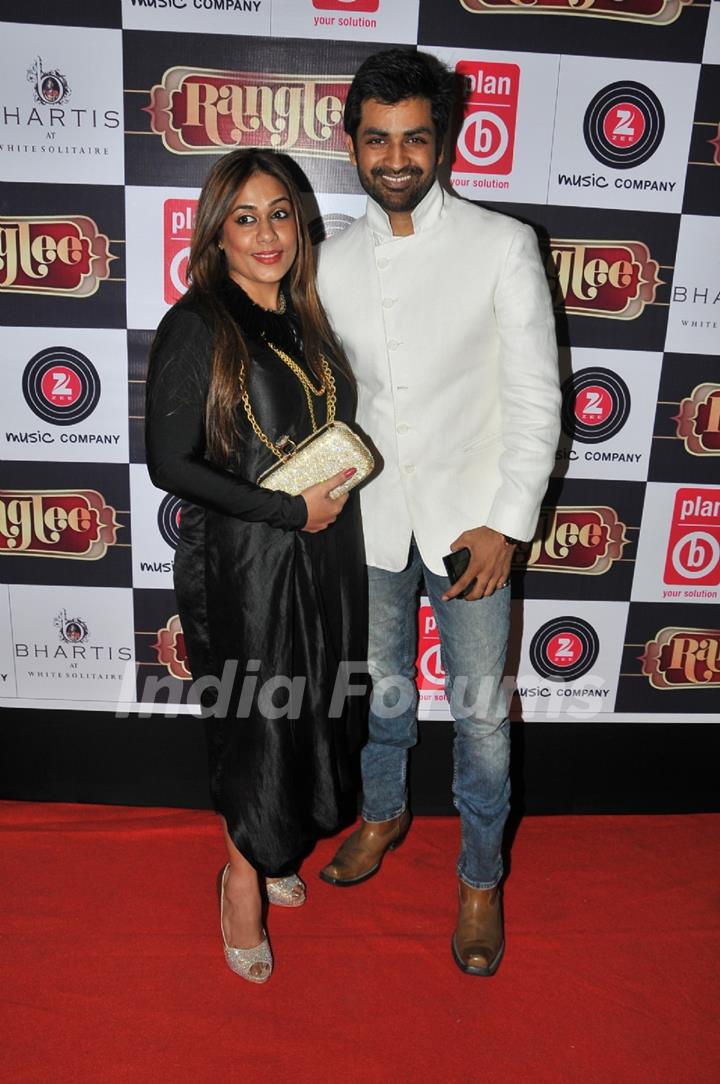 Poonam Goel and Manish Goel at Richa Sharma's Album Launch