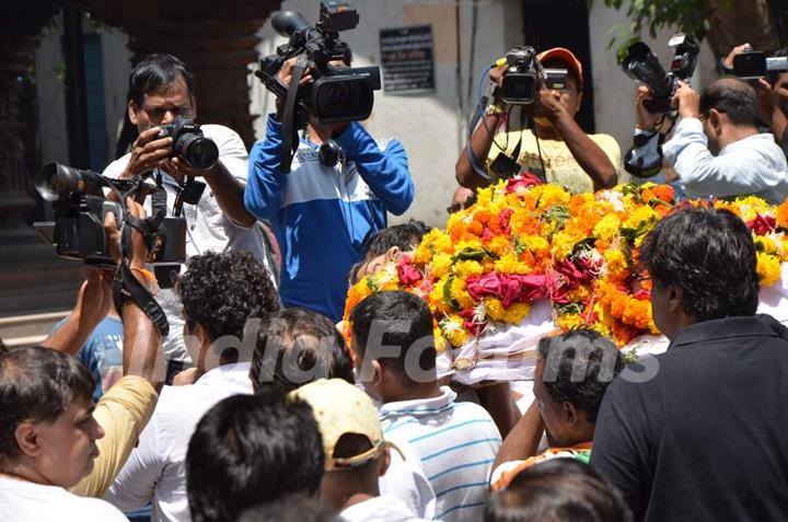 Aadesh Shrivastava's body arrives