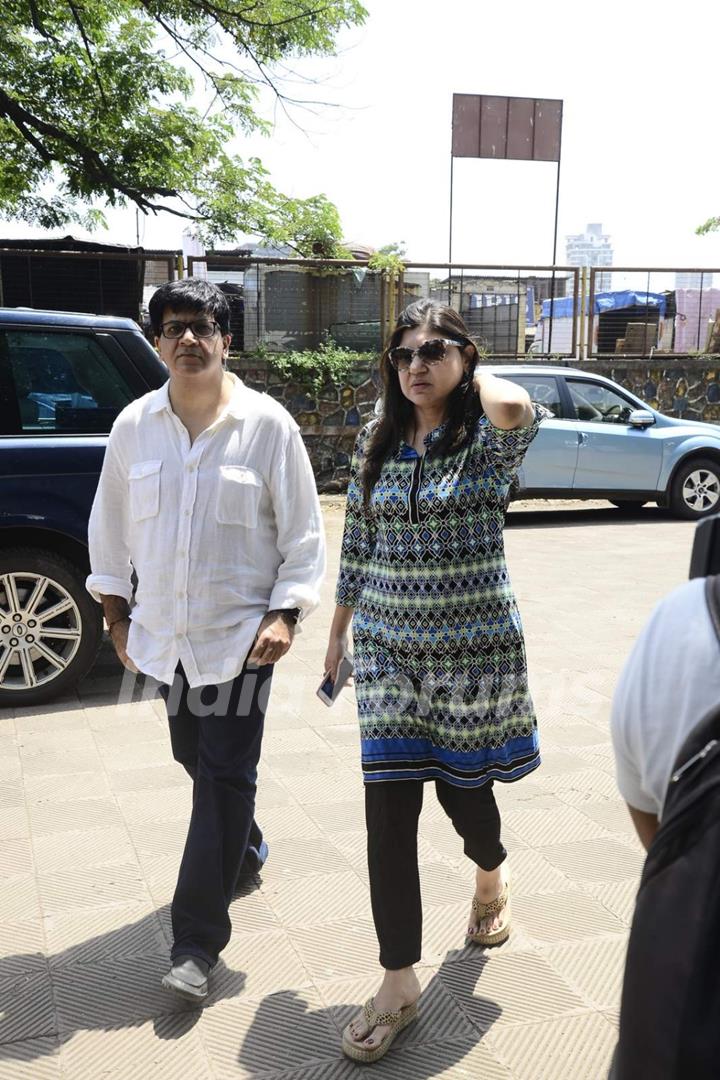 Alka Yagnik was at Aadesh Shrivastava's Funeral