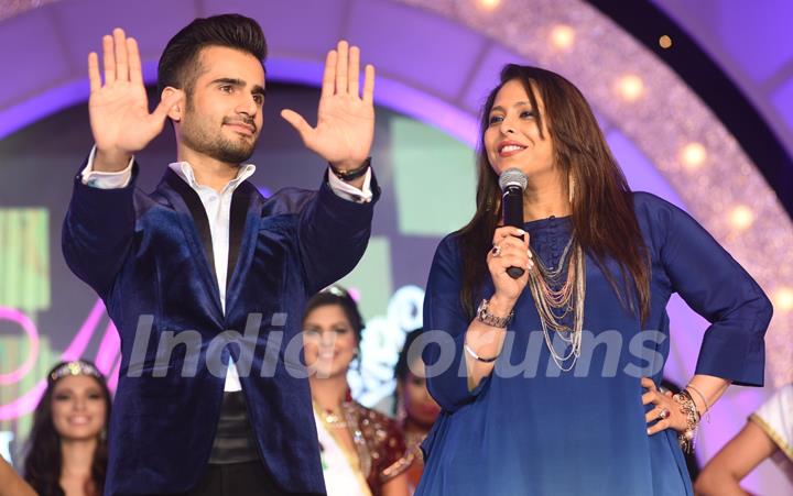 Karan Tacker and Getta Kapoor at Finale of 24th Miss India Worldwide 2015