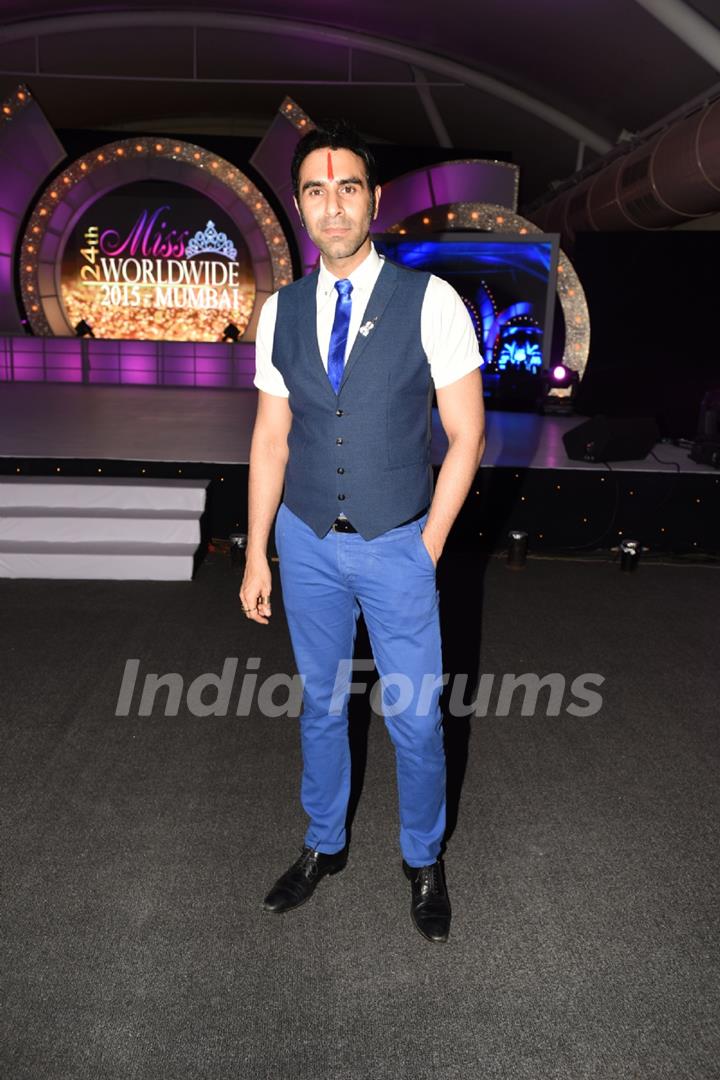 Sandip Soparkar at Finale of 24th Miss India Worldwide 2015