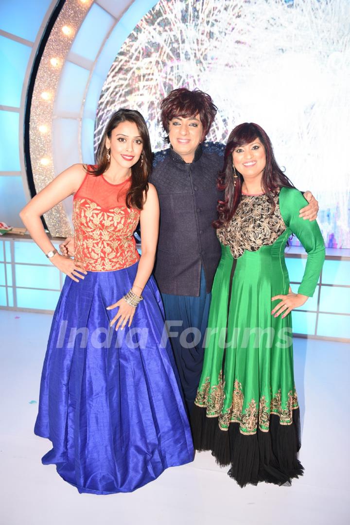 Hrishita Bhatt, Rohhit Verma and Richa Sharma at Finale of 24th Miss India Worldwide 2015