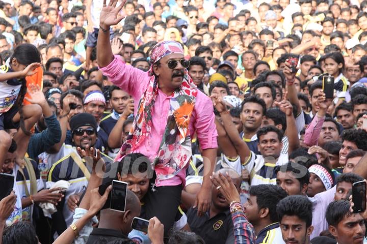 Upendra Limaye at Pratap Sarnaik's 'Sanskriti Dahikala Utsav'