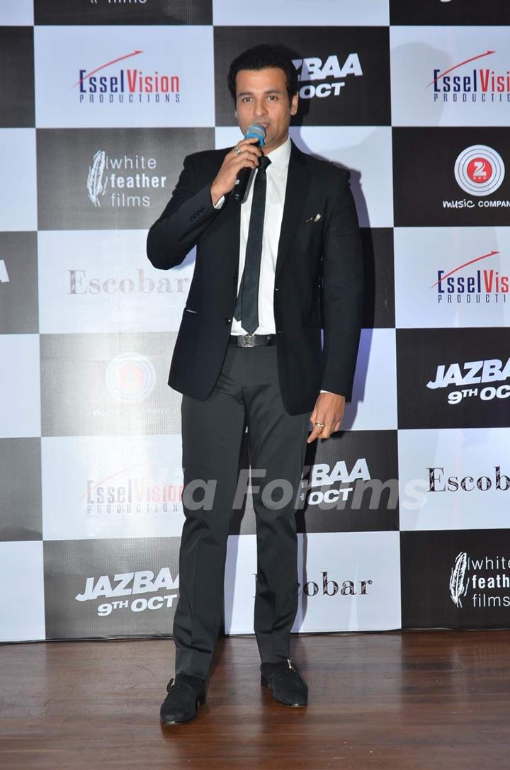 Rohit Roy at Song Launch of Jazbaa