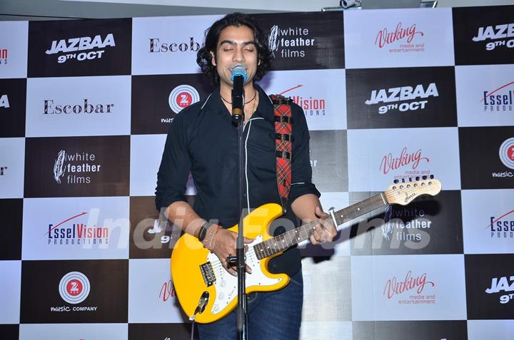 Singer Jubin Nautiyal at Song Launch of Jazbaa