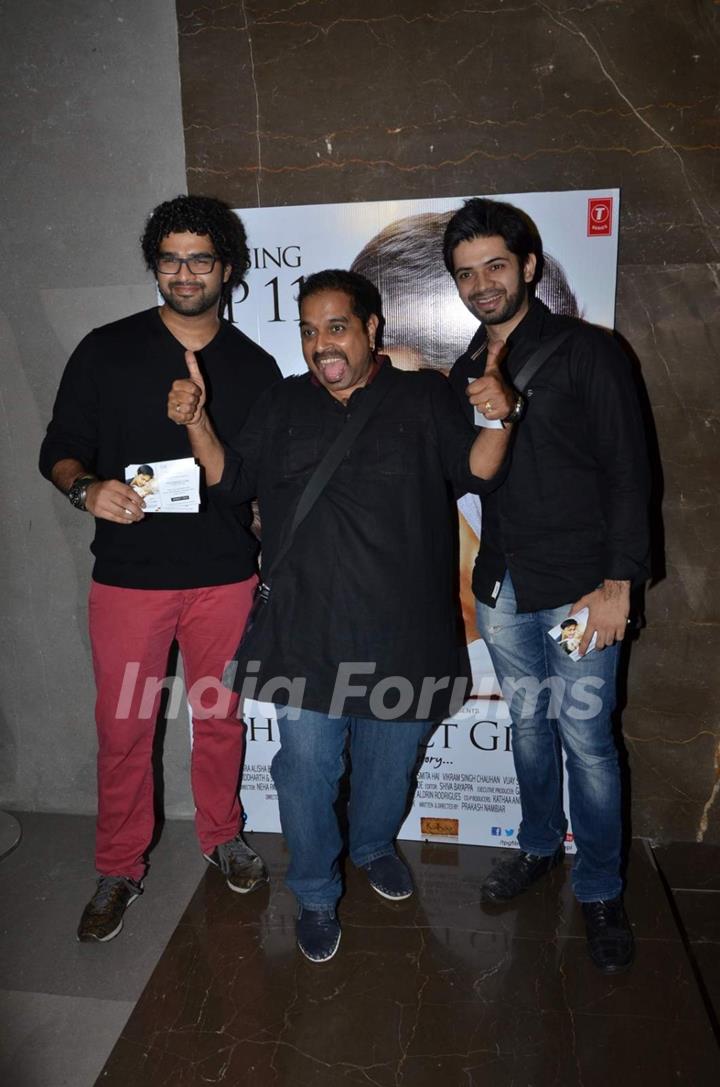 Shankar Mahadevan and Siddharth Mahadevan at Premiere of Perfect Girl