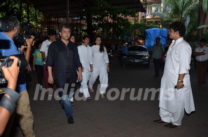 Poonam Dhillon at Aadesh Shrivastava's Prayer Meet