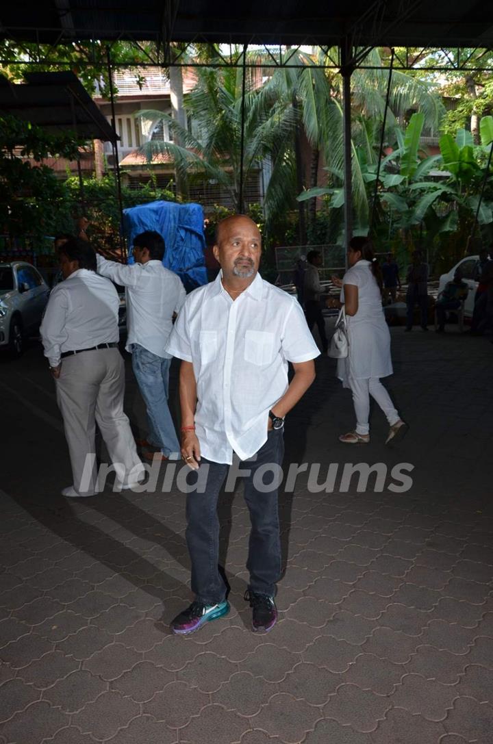 Sameer at Aadesh Shrivastava's Prayer Meet