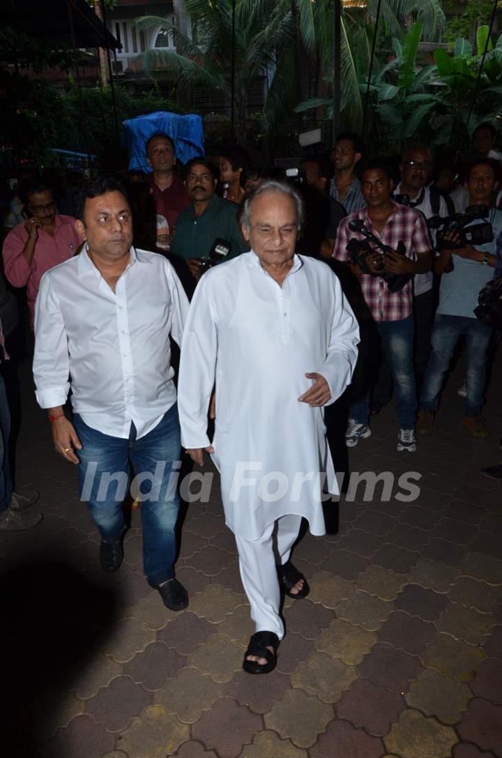 Anandji Virji Shah at Aadesh Shrivastava's Prayer Meet