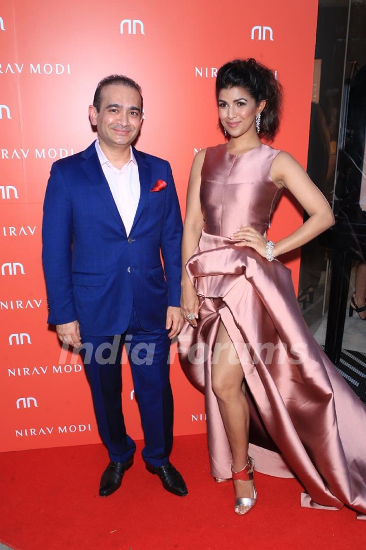 Nimrat Kaur with Nirav Modi at New York Boutique Launch
