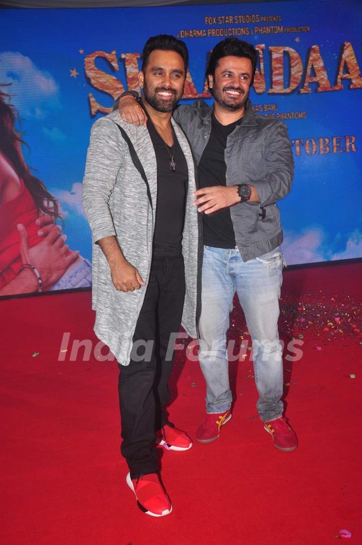 Vikas Bahl and Bosco Martis at Song Launch of Shaandaar