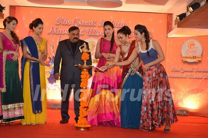 Celebs at Country Club Navratri Press Meet