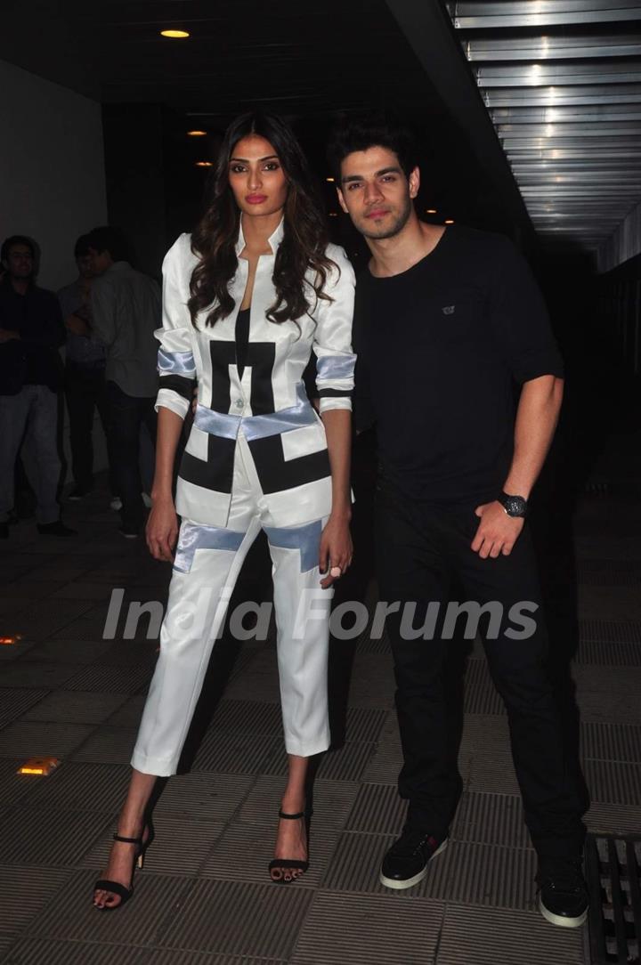 Sooraj Pancholi and Athiya Shetty Promotes Hero