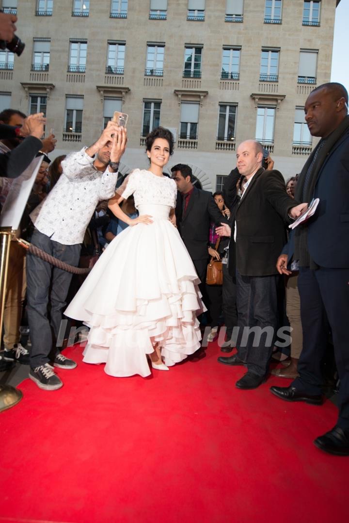 Kangana Ranaut Attends Premiere of Queen in Paris