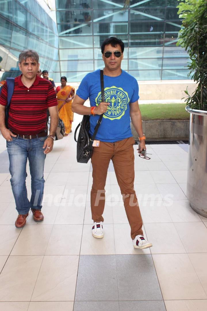 Madhur B Snapped at Airport