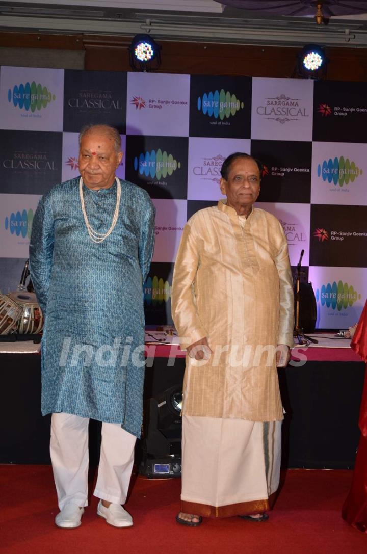 Pt. Balamuralikrishna at Saregama Launches Classical Music App