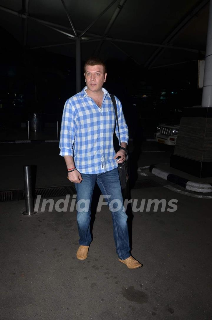 Aditya Pancholi Snapped at Airport