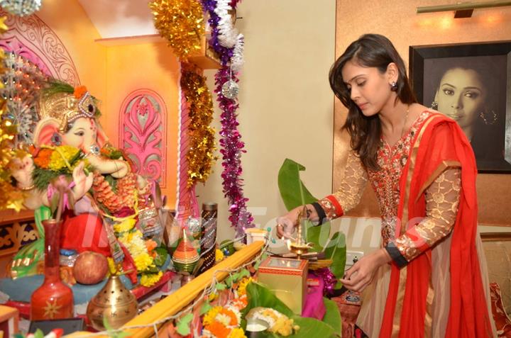 Hrishita Bhatt's Ganeshotsav Celebration