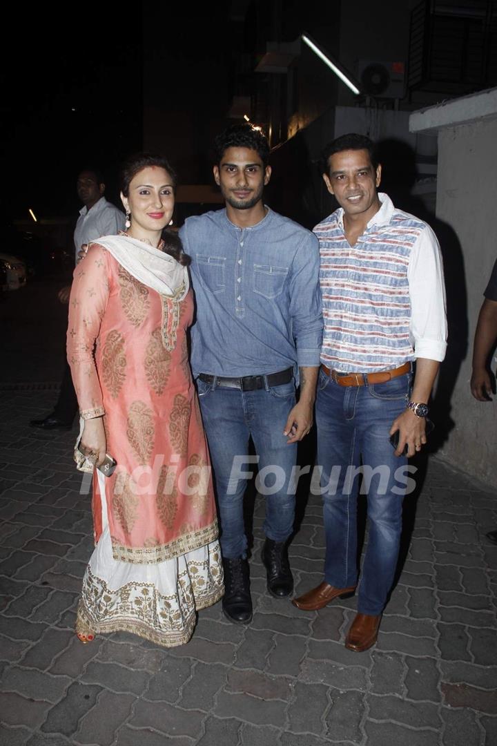 Anup Soni and Prateik Babbar at Salman Khan's Ganesh Chaturthi Celebration