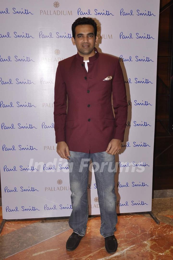 Zaheer Khan at Paul Smit Event