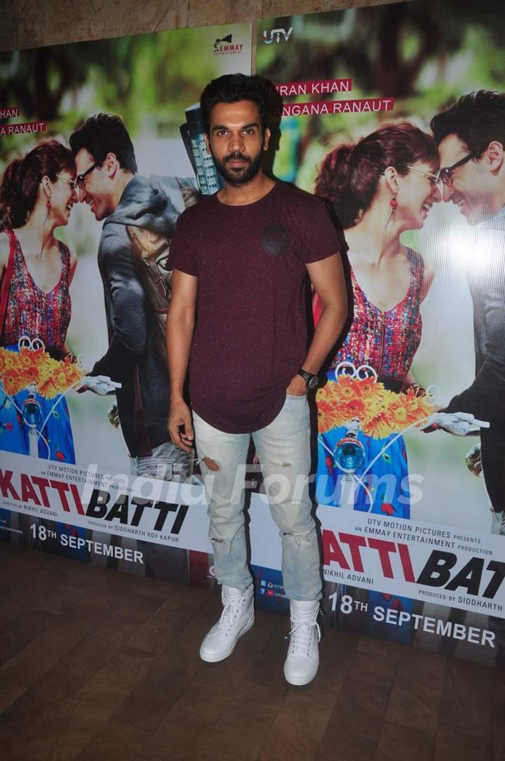 Rajkummar Rao at the Special Screening of Katti Batti