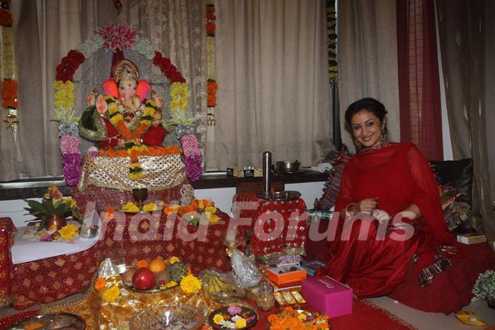 Divya Dutta's Ganesh Chaturthi Celebration