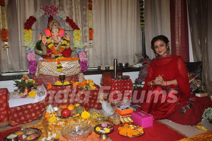 Divya Dutta's Ganpati Bappa