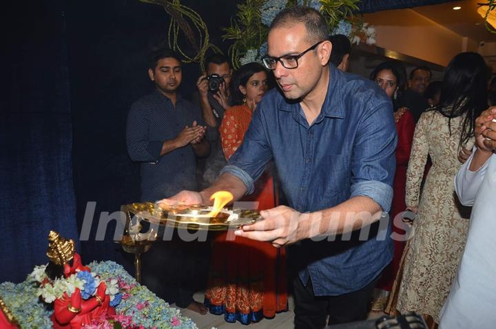 Atul Agnihotri Does Ganpati Pooja at Salman's Residence