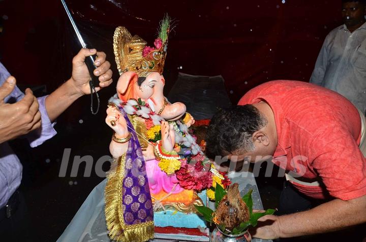 Rishi Kapoor During Ganpati Visarjan