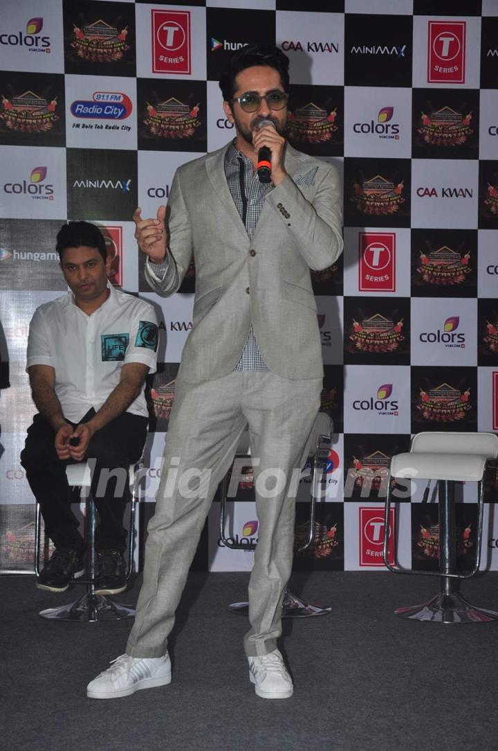 Ayushmann Khurrana at Suron Ke Rang Colors Ke Sang