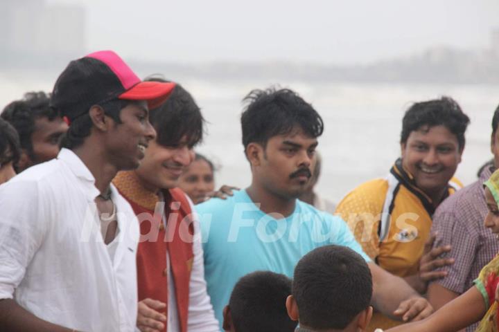 Vivek Oberoi's Ganesh Visarjan