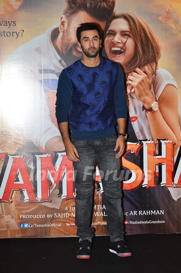 Ranbir Kapoor at the Trailer Launch of Tamasha