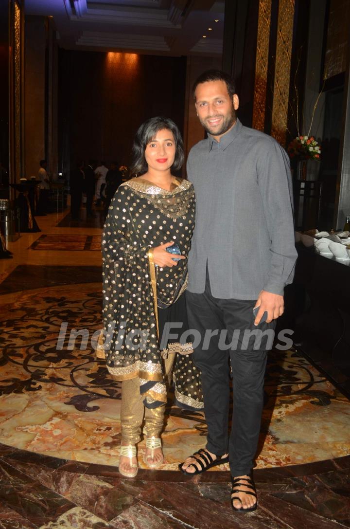 Bikram Saluja and His Wife at Chivas 18 Presents 'Crafted for Gentlemen'