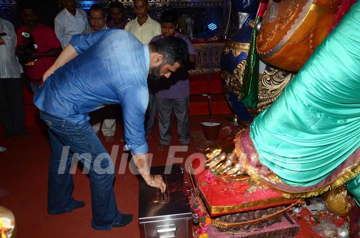 Suniel Shetty at Andheri Cha Raja