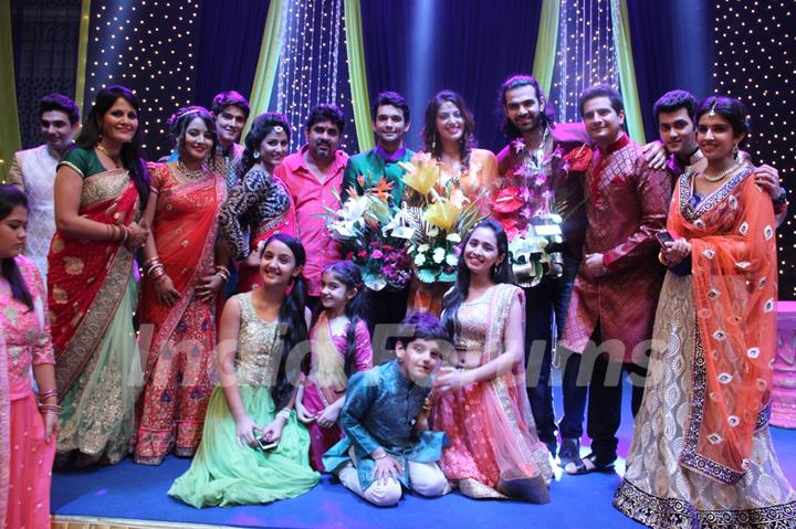 Diganth, Karan V Grover and Anushka Ranjan Promotes Wedding Pullav on Yeh Rishta Kya Kehlata Hai