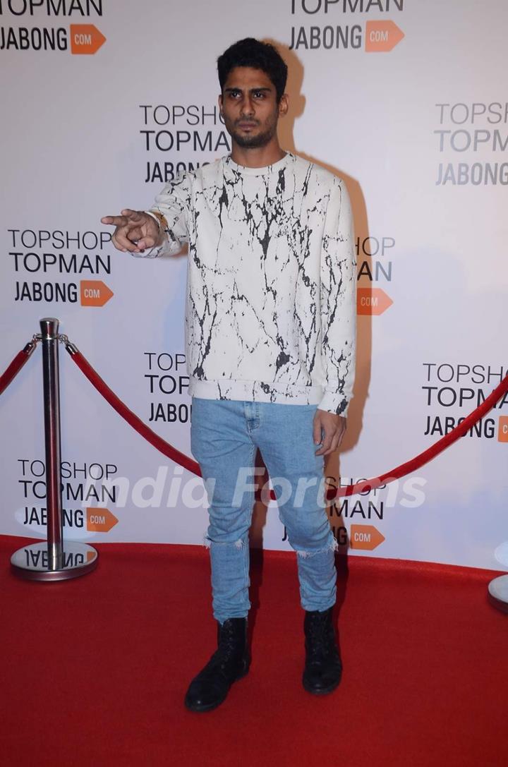 Prateik Babbar at Launch Of Topshop & Topman