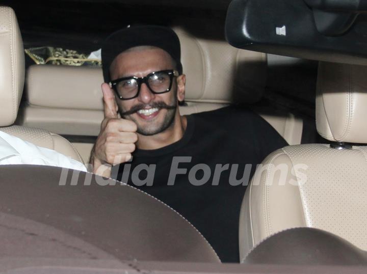 Ranveer Singh at Special Screening of Kis Kisko Pyaar Karoon