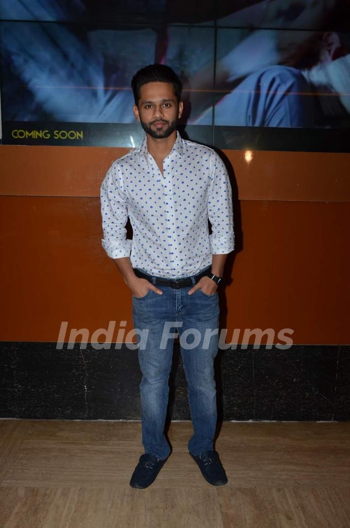 Rahul Vaidya at Screening of Kis Kisko Pyaar Karoon