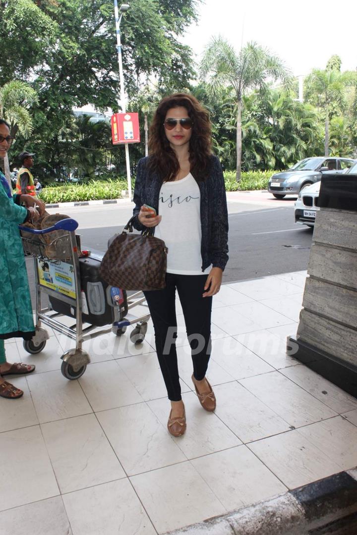 Shraddha Das Snapped at Airport